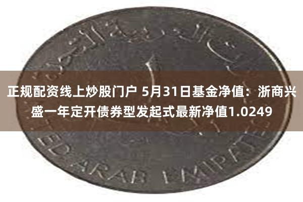 正规配资线上炒股门户 5月31日基金净值：浙商兴盛一年定开债券型发起式最新净值1.0249